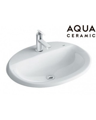 Chậu Rửa Lavabo Inax AL-2395V Dương Vành Aqua Ceramic