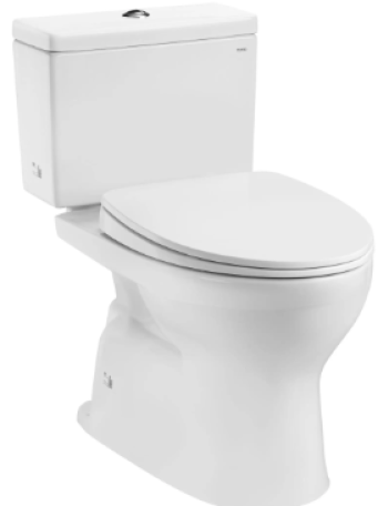  Bàn cầu hai khối CS302DT10#W kết hợp nắp đóng êm TC395VS