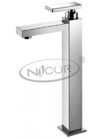 Vòi lavabo lạnh vuông cao 30cm Nicor 3514A