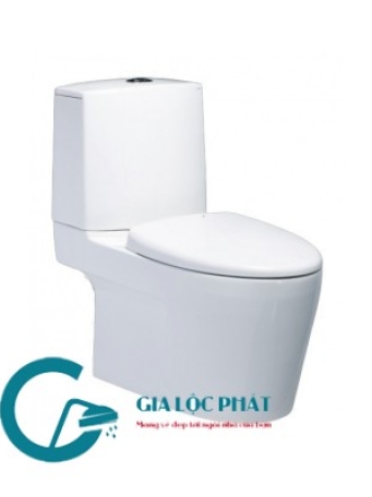 Bồn Cầu CAESAR CD1345 Thùng T1145 Nắp Êm