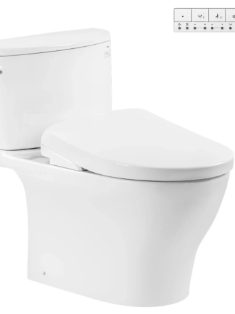 Bồn Cầu Điện Tử TOTO CS767CRW23#XW Nắp Rửa Washlet TCF47360GAA S7 Giấu Dây
