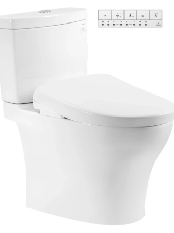 Bồn Cầu Điện Tử TOTO CS769CDRW23 Nắp Rửa Washlet TCF47360GAA S7 Giấu Dây