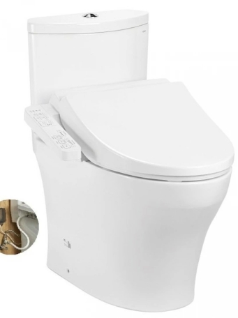 Bồn Cầu Điện Tử TOTO CS838DW18 Nắp Rửa Washlet TCF23710AAA C2 Simple