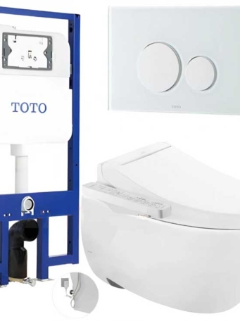 Bồn Cầu TOTO CW822REA TCF4911EZ WH172AT TCA465 MB175M#SS Nắp Điện Tử Treo Tường