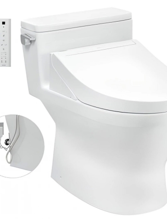 Bồn Cầu Điện Tử TOTO MS188VKW14 Nắp Washlet TCF24410AAA