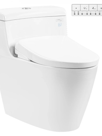 Bồn Cầu Điện Tử TOTO MS636CDRW23 Nắp Rửa Washlet TCF47360GAA S7 Giấu Dây