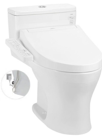 Bồn Cầu Điện Tử TOTO MS855DW16 Nắp Rửa Washlet TCF23410AAA C2