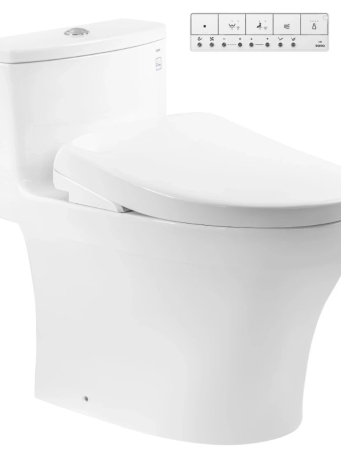 Bồn Cầu Điện Tử TOTO MS885CDW23 Nắp Rửa Washlet TCF47360GAA S7 Giấu Dây