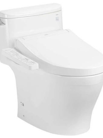 Bồn Cầu Điện Tử TOTO MS887CRW17 Nắp Rửa Washlet TCF23460AAA C2 Giấu Dây