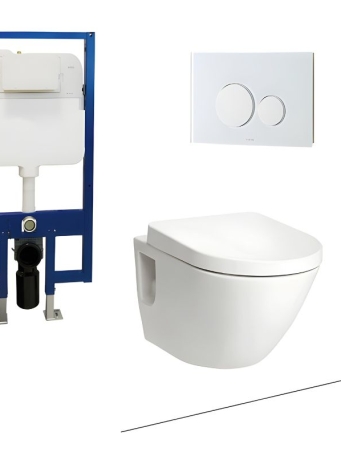 Bồn Cầu Treo Tường TOTO CW762/TC384CVK/WH172A/MB174P#WH