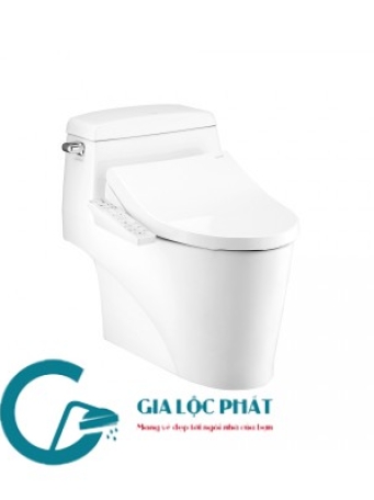 Bàn cầu 1 khối, nắp rửa điện tử – C10527(CV3) Grand Riviera