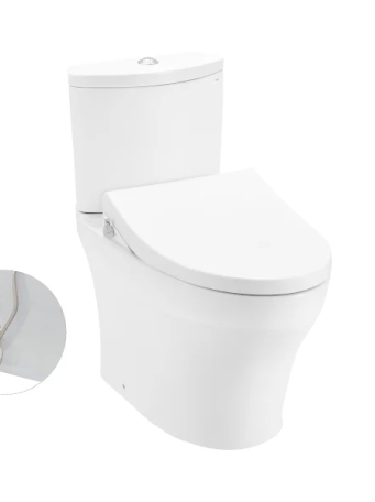 Bàn Cầu TOTO CS838DE4 Hai Khối Nắp Cơ