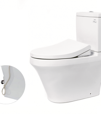 Bồn Cầu TOTO CS948DE4 Hai Khối Nắp Cơ