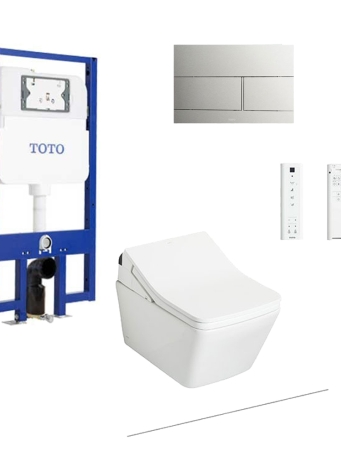 Bồn Cầu TOTO CW522EA/TCF796CZ/WH172AT/MB171M#SS Nắp Điện Tử Treo Tường