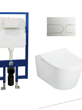 Bồn Cầu TOTO CW542ME5UNW1 TC513A WH172A MB175M#SS Treo Tường