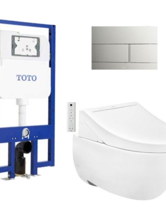 Bồn Cầu TOTO CW812REA#W/TCF24460AAA#NW1/WH172AT/TCA465/MB171M#SS Treo Tường Giấu Dây