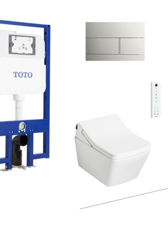 Bồn Cầu TOTO CW522EA/TCF797C2Z/WH172AAT/MB171M#SS Nắp Rửa Điện Tử Tự Xả