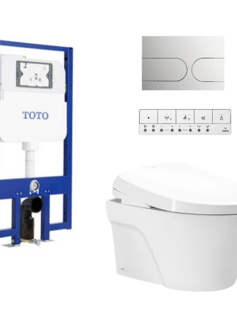 Bồn Cầu Treo Tường TOTO CW822REA TCF47360GAA WH172AAT TCA546 MB175M#SS Tự Động