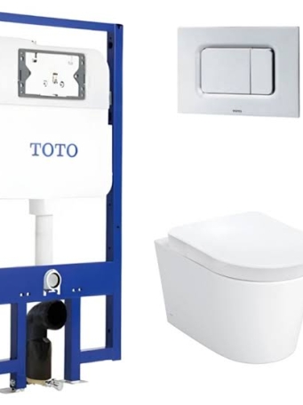 Bồn Cầu TOTO CW822RA/TC393VS/MB174P#WH/WH172A Treo Tường