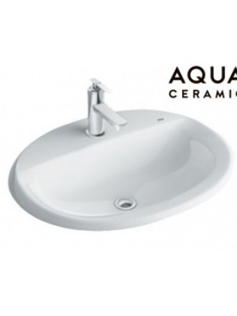 Chậu Rửa Lavabo Inax AL-2395V Dương Vành Aqua Ceramic