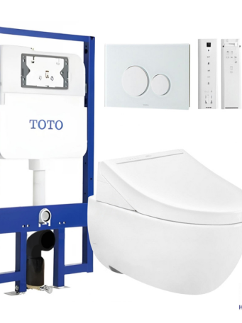 Bồn Cầu TOTO CW812RA/TCF24410AAA/WH172A/MB175M#SS Nắp Điện Tử Treo Tường