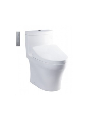 MS889CDRW12 Bàn vệ sinh một khối kèm nắp rửa bàn cầu điện tử WASHLET dòng S7
