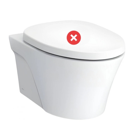 Thân Bồn Cầu TOTO CW822RA Treo Tường