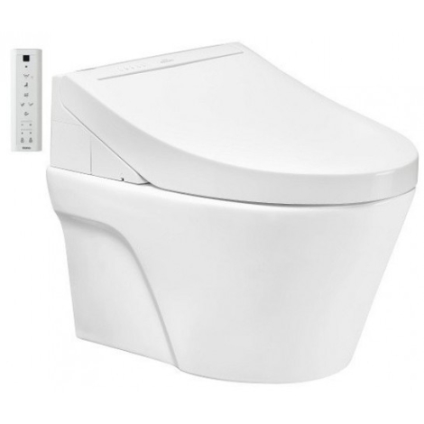 Bồn Cầu TOTO CW822RA/TCF24410AAA/WH172A/MB175M#SS Nắp Điện Tử Treo Tường