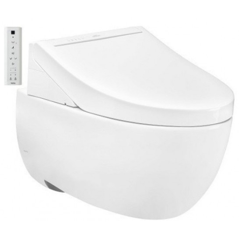 Bồn Cầu TOTO CW812REA/TCF24460AAA/WH172AT/TCA465/MB176G#WH Nắp Điện Tử Treo Tường