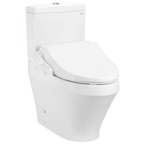 Bồn Cầu Điện Tử TOTO CS945PDW18 Nắp Rửa Washlet TCF23710AAA C2 Simple Thoát Ngang