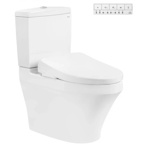 Bồn Cầu Điện Tử TOTO CS948CDW23 Washlet Giấu Dây Nắp TCF47360GAA S7