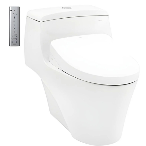 Bồn Cầu Điện Tử TOTO MS823CDRW12 Nắp Tự Động Đóng Mở Giấu Dây