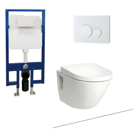 Bồn Cầu Treo Tường TOTO CW762/TC384CVK/WH172A/MB174P#WH