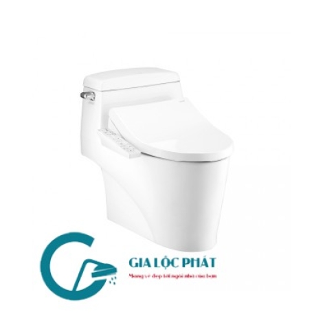Bàn cầu 1 khối, nắp rửa điện tử – C10527(CV3) Grand Riviera