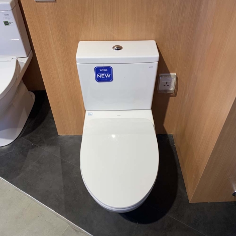  Bàn cầu hai khối  CS326DT10#XW kết hợp nắp đóng êm TC395VS