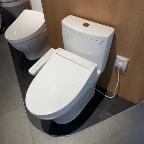 Bồn Cầu Điện Tử TOTO CS769CDRW17 Nắp Rửa Washlet TCF23460AAA C2 Giấu Dây
