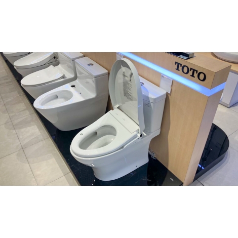 Bồn Cầu Điện Tử TOTO CS769CDRW23 Nắp Rửa Washlet TCF47360GAA S7 Giấu Dây