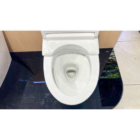 Bồn Cầu Điện Tử TOTO CS769CDRW23 Nắp Rửa Washlet TCF47360GAA S7 Giấu Dây