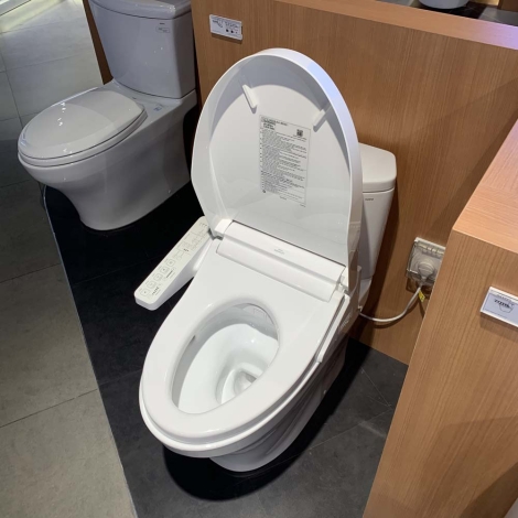 Bồn Cầu Điện Tử TOTO CS838CDW17 Nắp Rửa Washlet TCF23460AAA C2 Giấu Dây
