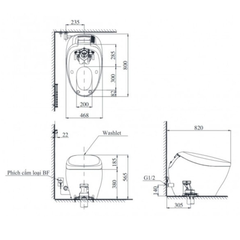 Bồn Cầu Neorest TOTO CS900KVT#NW1/T53P100VR NX I Thông Minh