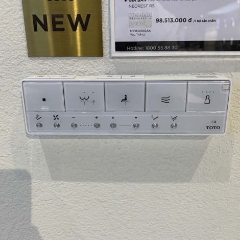 Bồn Cầu Thông Minh TOTO CS921VT/TCF83410GAA/T53P100VR NEOREST RS