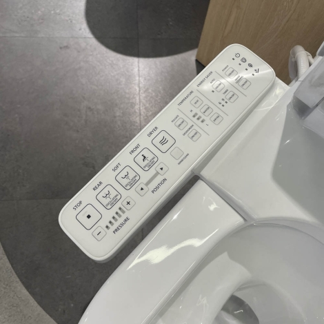 Bàn Cầu TOTO CW166RB/TCF33320GAA/T53P100VR Nắp Điện Tử Chữ D S2