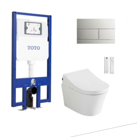 Bồn Cầu TOTO CW553C#XW/TCF34570GAA#NW1/WH172AAT/TCA502/MB171M#SS Tự Xả Nước