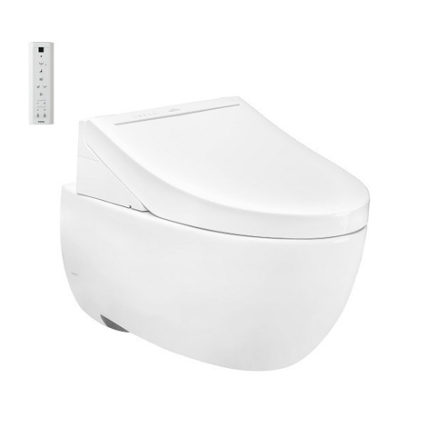 Bồn Cầu TOTO CW812RA#W/TCF24410AAA#NW1/WH172A/MB174P#WH Treo Tường Nắp Điện Tử
