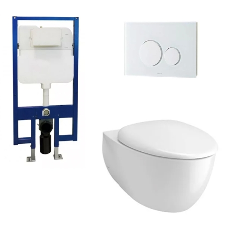 Thân Bồn Cầu TOTO CW812RA/TC811SJ Treo Tường