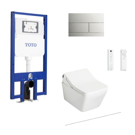 Bồn Cầu TOTO CW522EA/TCF797C2Z/WH172AAT/MB171M#SS Nắp Rửa Điện Tử Tự Xả