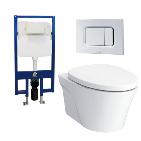 Bồn Cầu TOTO CW822RA/TC393VS/WH171A/MB170P#SS Treo Tường