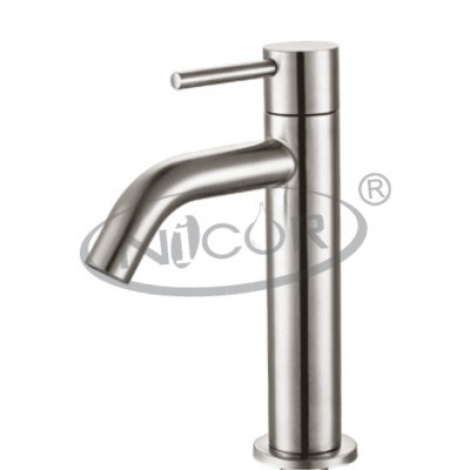 Vòi lavabo lạnh Inox Nicor E068 20cm