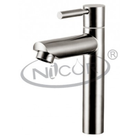 Vòi lavabo lạnh Inox Nicor E088 30cm