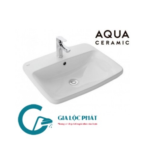 Chậu Rửa Lavabo Inax AL-2398V Dương Vành AquaCeramic